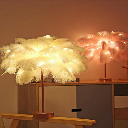 Lampe Plume Créative