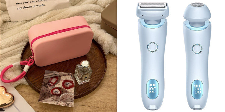 Épilateur pour femmes 2 en 1  Rechargeable par USB, rasoir pour le corps, le visage, les jambes, les aisselles, le Bikini, les mains et le pubis