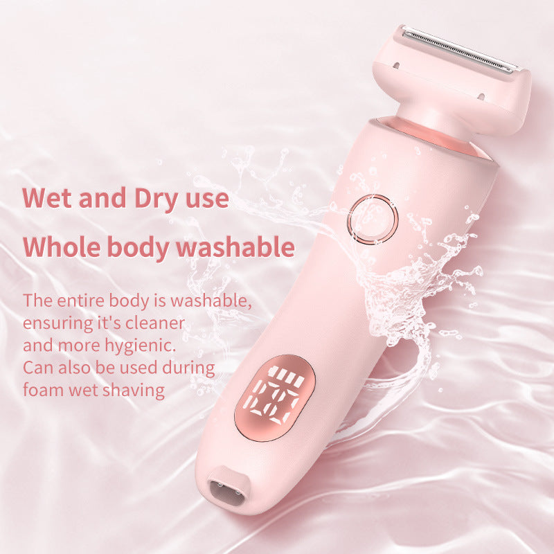 Épilateur pour femmes 2 en 1  Rechargeable par USB, rasoir pour le corps, le visage, les jambes, les aisselles, le Bikini, les mains et le pubis