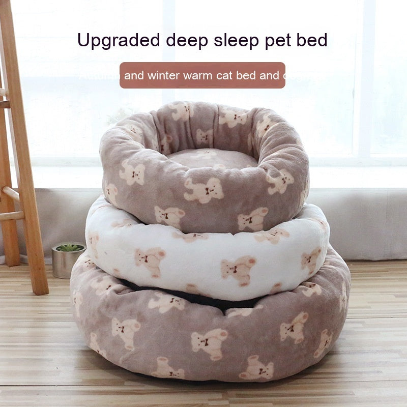 Warm Dog And Cat Universal Deep Sleep Pet Bed